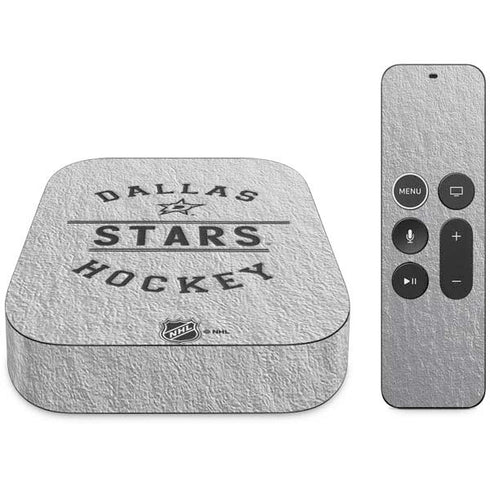 NHL Dallas Stars Black Text Apple TV Skin